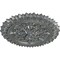 Ekena Millwork Lariah Ceiling Medallion (Fits Canopies up to 1 3/8"), 24 3/4"OD 1 3/8"ID x 3 1/4"P, Platinum CM24LAPLS - alternate 2